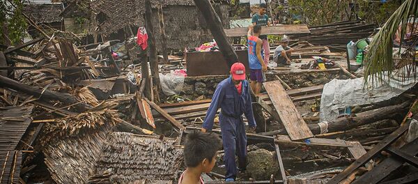 Последствия тайфуна, обрушившегося на центральную часть Филиппин - 俄罗斯卫星通讯社