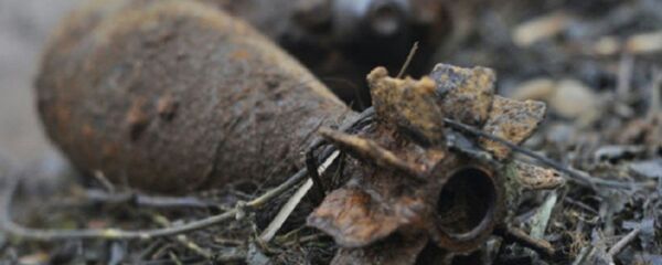 Минометная мина времен Великой Отечественной войны - 俄罗斯卫星通讯社