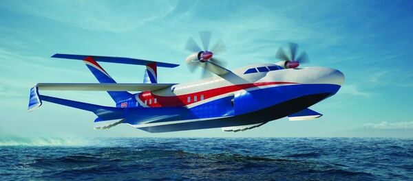 Перспективный тяжелый  экраноплан А-050 Чайка-2 - 俄羅斯衛星通訊社