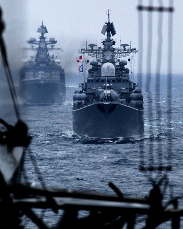符拉迪沃斯托克俄中“海上联合-2015“演习 - 俄罗斯卫星通讯社