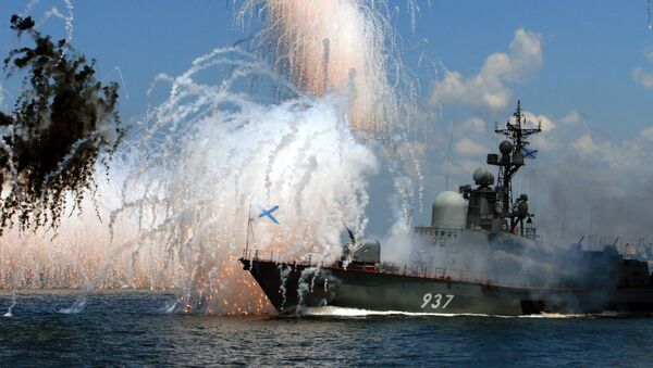 俄太平洋艦隊7艘戰艦將參加在符拉迪沃斯托克舉行的海軍日閱兵 - 俄羅斯衛星通訊社