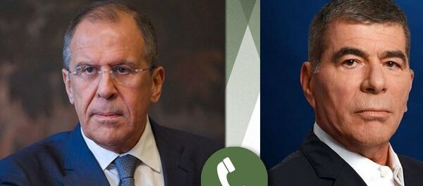 Министр иностранных дел Российской Федерации С.В.Лавров и Министр иностранных дел Государства Израиль Г.Ашкенази Министр иностранных дел Российской Федерации С.В.Лавров и Министр иностранных дел Государства Израиль Г.Ашкенази - 俄罗斯卫星通讯社