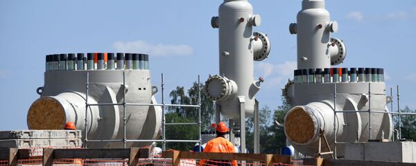 Рабочий на участке строительства газопровода Северный поток-2 - 俄罗斯卫星通讯社