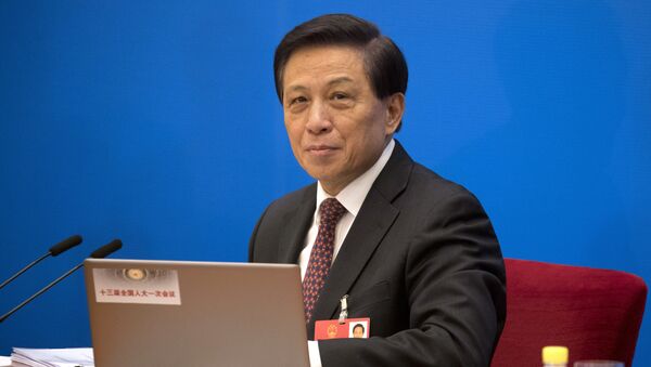 Представитель парламента Китая Чжан Есуй  - 俄罗斯卫星通讯社