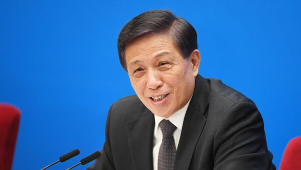Представитель парламента Китая Чжан Есуй  - 俄罗斯卫星通讯社