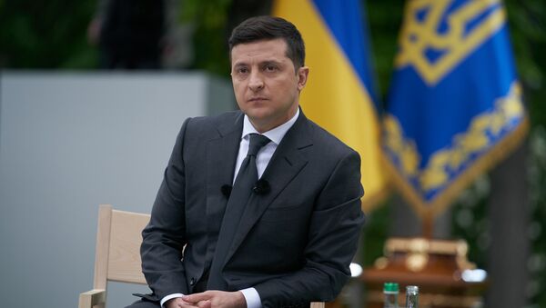 Президент Украины Владимир Зеленский - 俄羅斯衛星通訊社