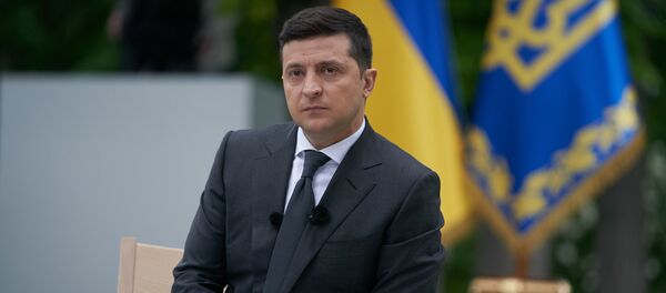 Президент Украины Владимир Зеленский Президент Украины Владимир Зеленский - 俄羅斯衛星通訊社