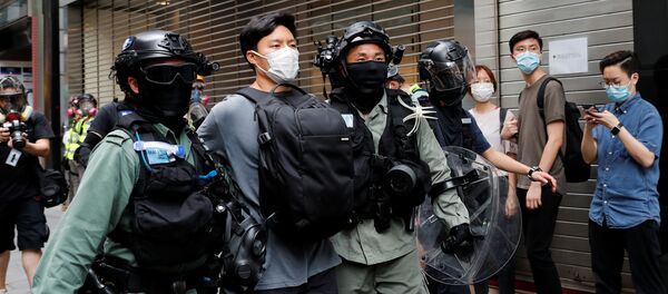 Протесты в Гонконге против закона о национальной безопасности - 俄羅斯衛星通訊社