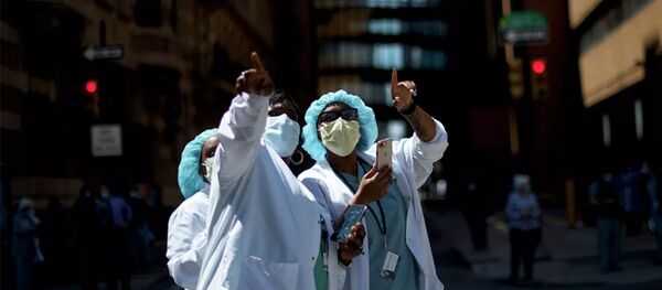 Медицинские работники в Филадельфии Медицинские работники в Филадельфии - 俄罗斯卫星通讯社