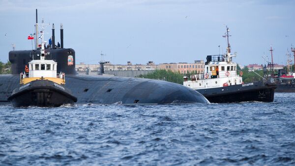 Атомный подводный ракетный крейсер Князь Владимир  - 俄罗斯卫星通讯社