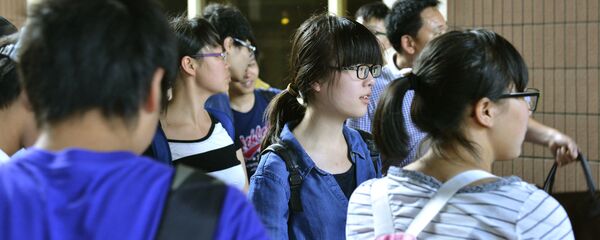 китайские студенты США - 俄罗斯卫星通讯社