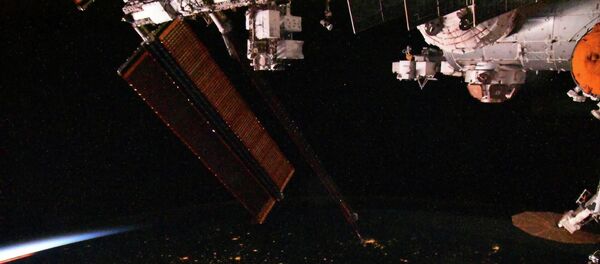 Космические сумерки с борта Международной космической станции Космические сумерки с борта Международной космической станции - 俄罗斯卫星通讯社
