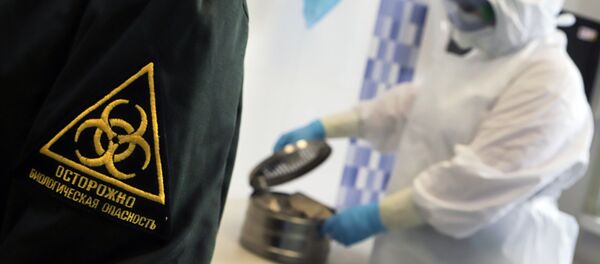 Сотрудники инфекционного корпуса, где лечат пациентов с COVID-19, в Республиканской детской клинической больнице во Владикавказе.  - 俄罗斯卫星通讯社