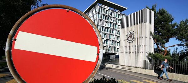 Здание Всемирной организации здравоохранения в Женеве Здание Всемирной организации здравоохранения в Женеве - 俄羅斯衛星通訊社