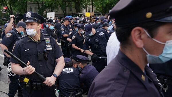 Протесты в Нью-Йорке  - 俄羅斯衛星通訊社