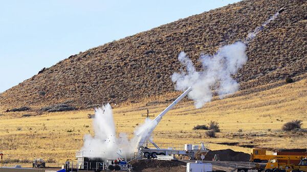 Тестовые испытания макета бомбы B61-12 в штате Нью-Мексико, США. 28 января 2015 года - 俄羅斯衛星通訊社