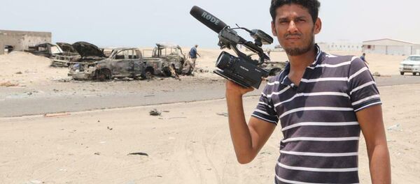 Cтрингер Ruptly Набиль Хассан аль-Каити - 俄罗斯卫星通讯社