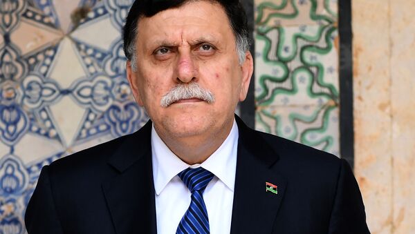 Премьер-министр Правительства национального единства Ливии Файез Сарадж  - 俄罗斯卫星通讯社
