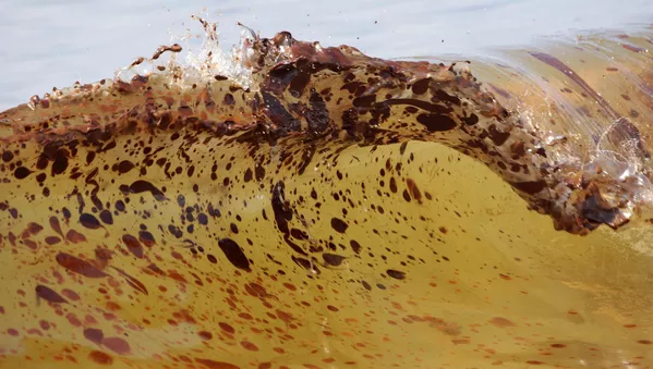 Вода с примесью нефти после ее разлива в Мексиканском заливе Вода с примесью нефти после ее разлива в Мексиканском заливе - 俄羅斯衛星通訊社