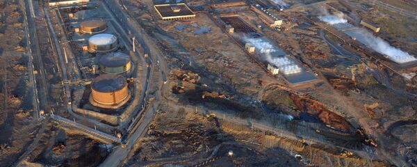 Разлив дизтоплива на ТЭЦ в Норильске Разлив дизтоплива на ТЭЦ в Норильске - 俄罗斯卫星通讯社