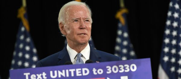 Кандидат в президенты США от Демократической партии и бывший вице-президент Джо Байден - 俄罗斯卫星通讯社