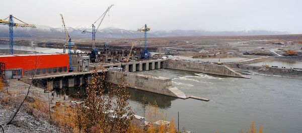  Строительство Усть-Среднеканской ГЭС на Колыме - 俄罗斯卫星通讯社