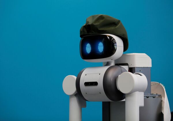 Робот-аватар Ugo в лаборатории компании Mira Robotics в Кавасаки, Япония - 俄罗斯卫星通讯社