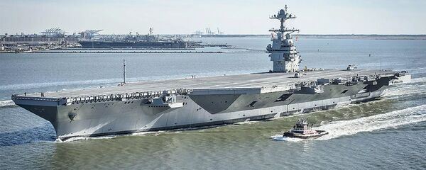 Американский авианосец CVN-78 Gerald R. Ford - 俄罗斯卫星通讯社