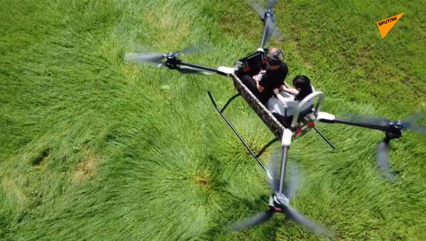 中國製造定員兩人的八旋翼直升機 - 俄羅斯衛星通訊社