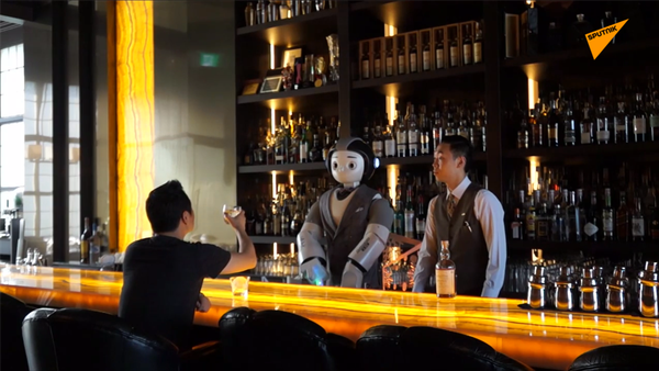 韓國機器人在疫情期間幫助酒吧工作人員 - 俄羅斯衛星通訊社