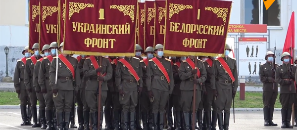 莫斯科举行胜利日阅兵式徒步方队彩排 - 俄罗斯卫星通讯社