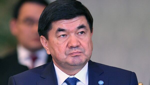 Премьер-министр Киргизии Мухаммедкалый Абылгазиев - 俄罗斯卫星通讯社
