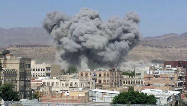 Взрыв в городе Сана, Йемен - 俄羅斯衛星通訊社