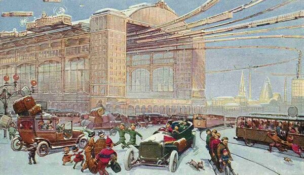 莫斯科2259年：来自1914年的未来派幻想 - 俄罗斯卫星通讯社