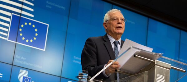 Верховный представитель ЕС по иностранным делам и политике безопасности Жозеп Боррель. 15 июня 2020 - 俄罗斯卫星通讯社