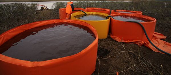 Разлив дизтоплива на ТЭЦ в Норильске Разлив дизтоплива на ТЭЦ в Норильске - 俄罗斯卫星通讯社