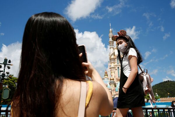 香港迪士尼樂園重開首日 - 俄羅斯衛星通訊社