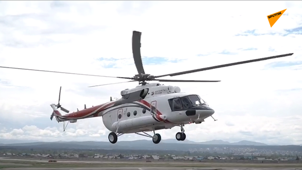 俄直生產極地型米-8民用版本飛機 - 俄羅斯衛星通訊社