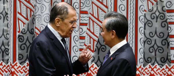 Министр иностранных дел РФ Сергей Лавров и министр иностранных дел КНР Ван И - 俄羅斯衛星通訊社