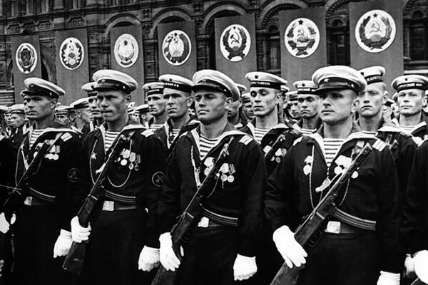 苏联海军阅兵方队 - 俄罗斯卫星通讯社