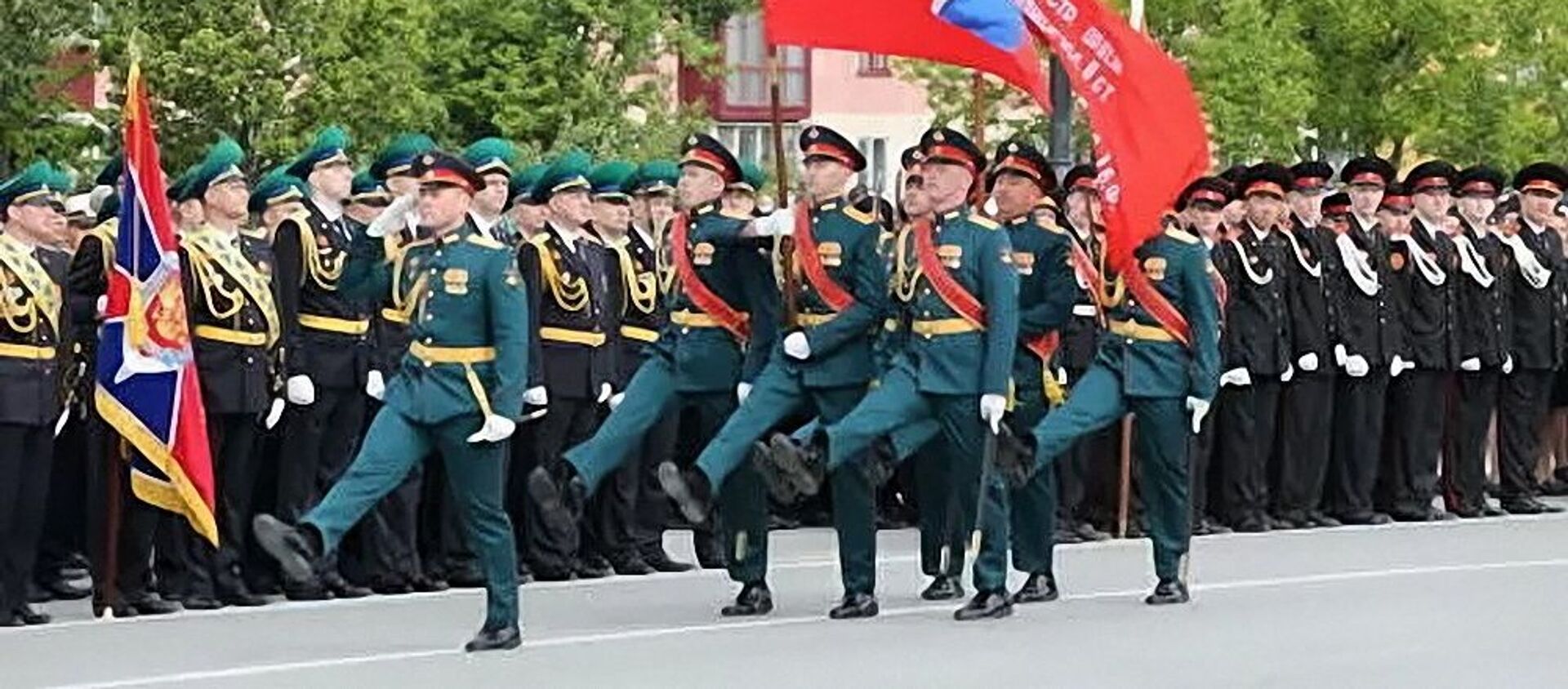 Военный парад в честь 75-летия Победы в Великой Отечественной войне состоялся в  Южно-Сахалинске - 俄羅斯衛星通訊社, 1920, 17.03.2021
