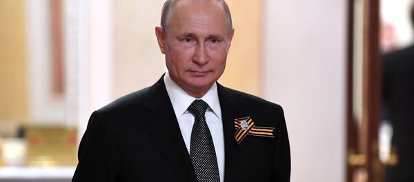 Президент РФ Владимир Путин в Кремле - 俄羅斯衛星通訊社