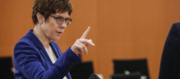 Министр обороны Германии Аннегрет Крамп-Карренбауэр - 俄罗斯卫星通讯社