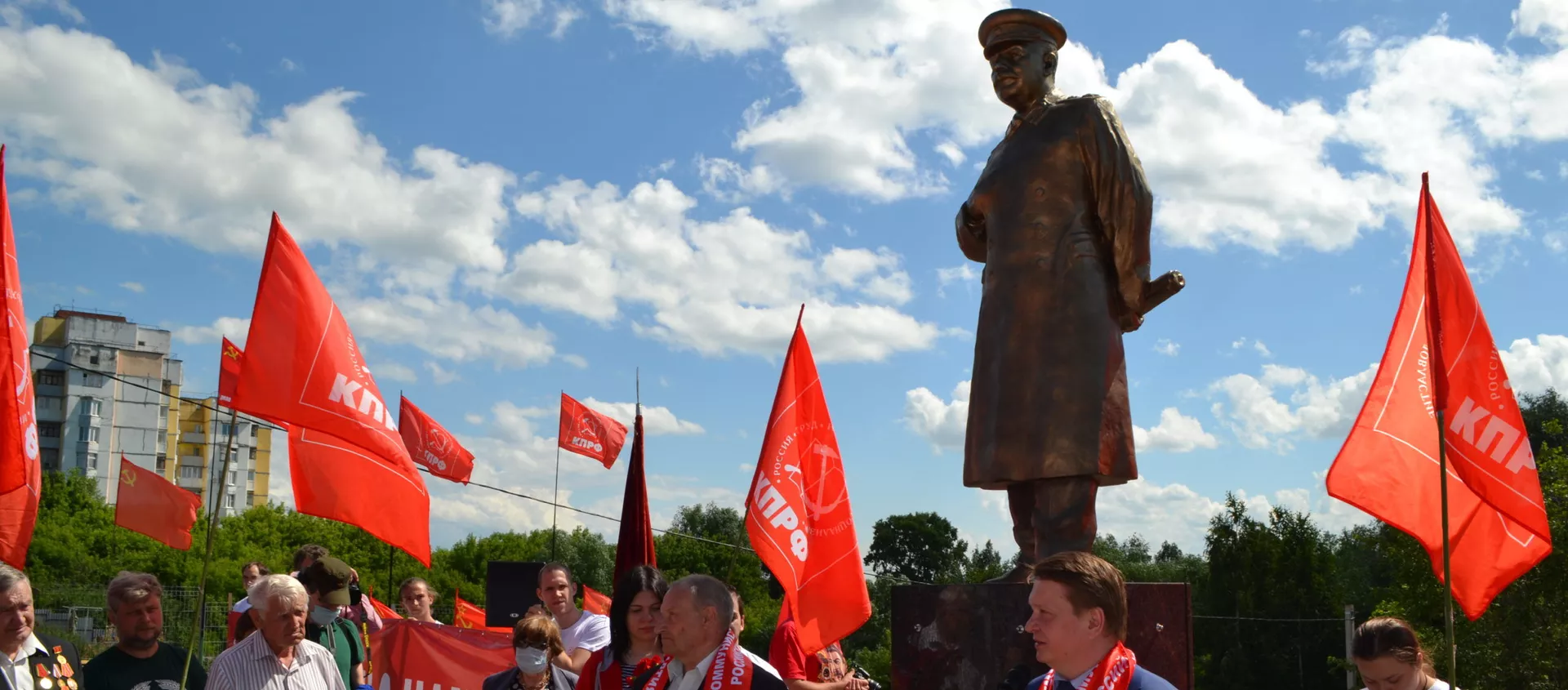 В Нижегородской области установлен первый памятник И.В. Сталину - 俄羅斯衛星通訊社, 1920, 24.04.2021