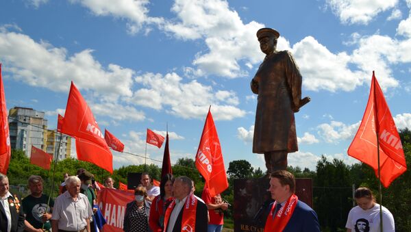 В Нижегородской области установлен первый памятник И.В. Сталину - 俄罗斯卫星通讯社