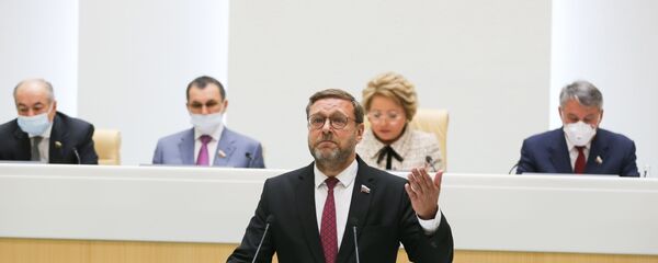 Председатель комитета Совета Федерации РФ по международным делам Константин Косачев - 俄罗斯卫星通讯社
