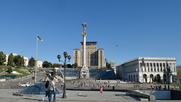 Площадь Независимости в Киеве - 俄罗斯卫星通讯社