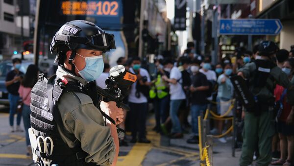 Протесты в Гонконге против закона о национальной безопасности  - 俄羅斯衛星通訊社
