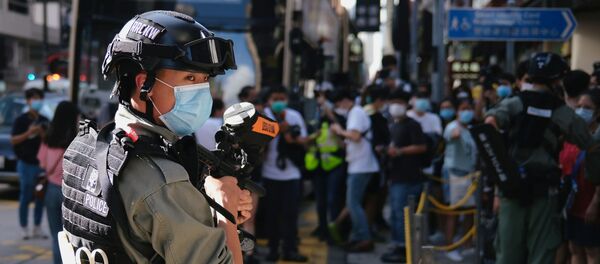 Протесты в Гонконге против закона о национальной безопасности  - 俄罗斯卫星通讯社