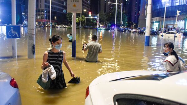 Наводнение в Хэфэй. Китай - 俄罗斯卫星通讯社